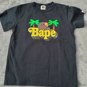 Authentic Bape Kids Tee - sz 130